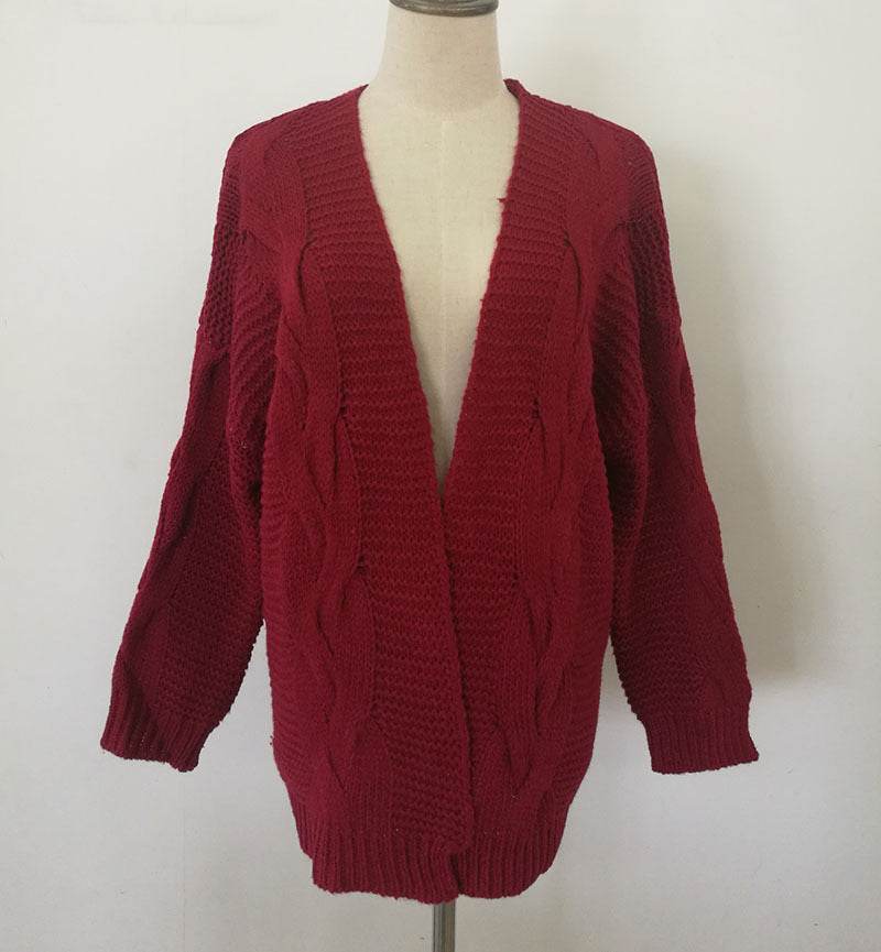 Loose plus size sweater - Mubimart