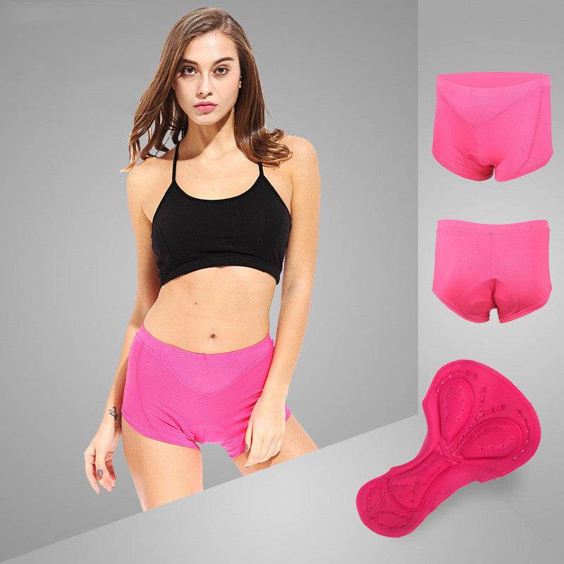 Riding underwear men and women silicone pad bicycle underwear - Mubimart
