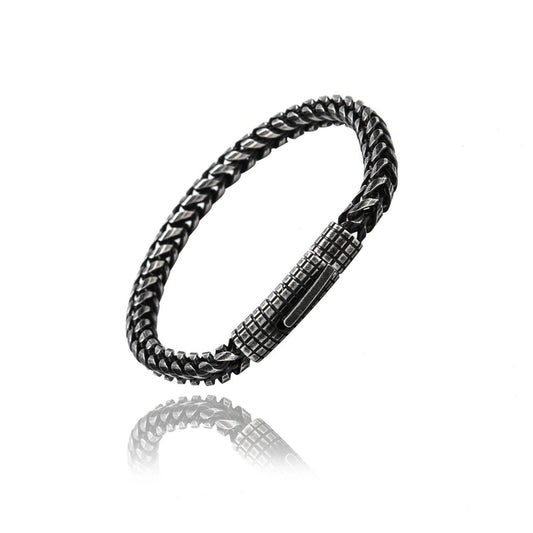 Custom Stainless Steel Vintage Mens Bracelet - Mubimart