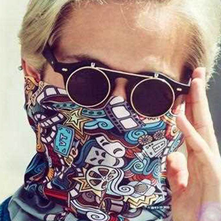 Sunglasses Women Brand Designer Retro Round Steampunk Steam Punk Metal Flip Cover Fashion Sun Glasses - Mubimart