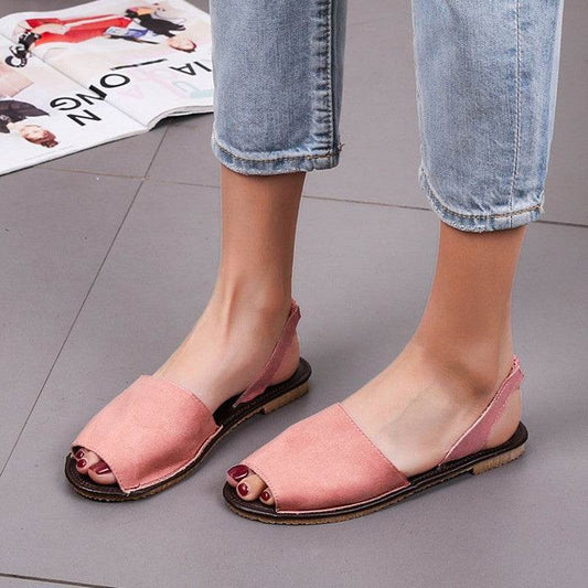 Fish mouth sandals women - Mubimart