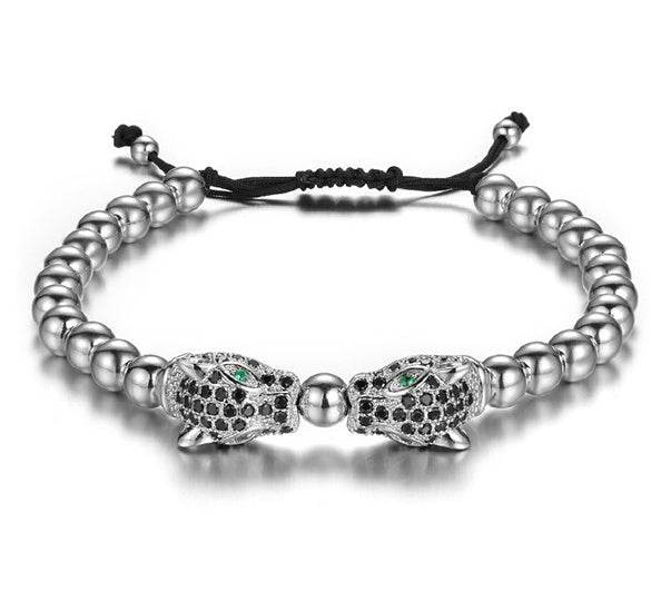 Men Bracelet Gold Beads - Mubimart