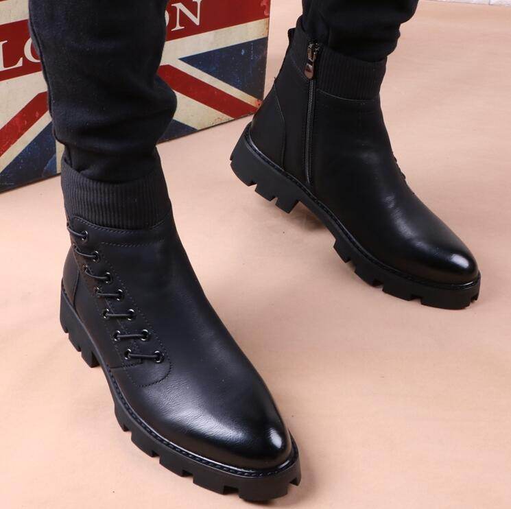 Ankle Boots Trend Martin Boots Motorcycle Boots - Mubimart
