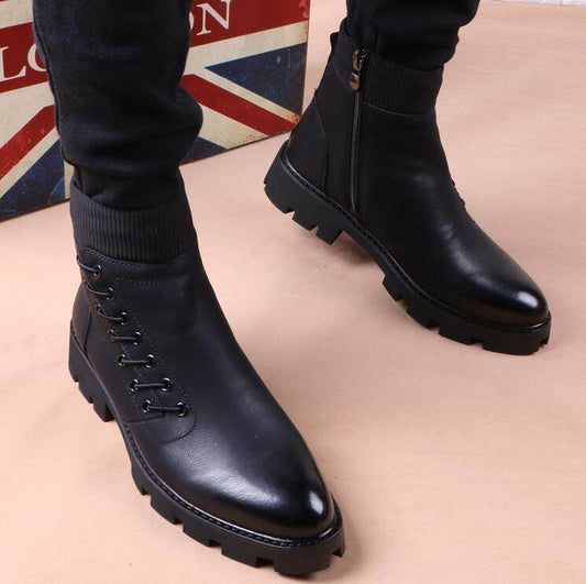 Ankle Boots Trend Martin Boots Motorcycle Boots - Mubimart