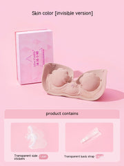 Inflatable Invisible Nude Bra Non-slip Push Up Bra - Mubimart -  