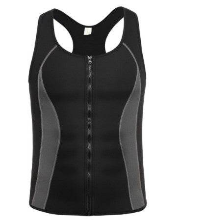 Men Waist Trainer Tank Tops Shapewear Slimming Body Shaper - Mubimart