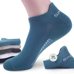 Men's Mesh Breathable Low-top Socks - Mubimart - No show socks 