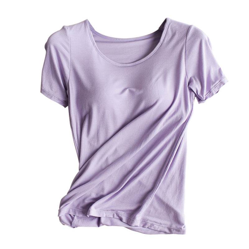 Bra Pad Cup Bra One-piece No Steel Ring Camisole Women's Free Bra Bottoming Shirt Underwear - Mubimart