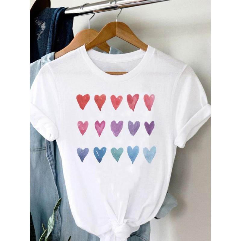 Women's Plus Size Short-sleeved T-shirt - Mubimart