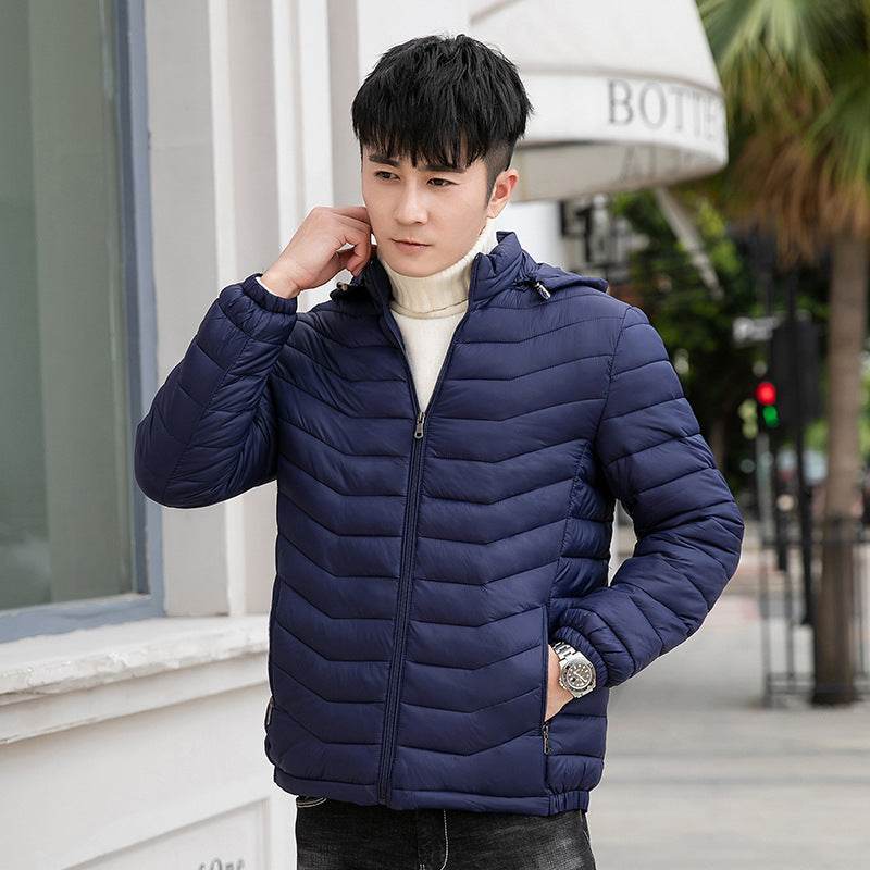 Lightweight Down Jacket Short Men - Mubimart