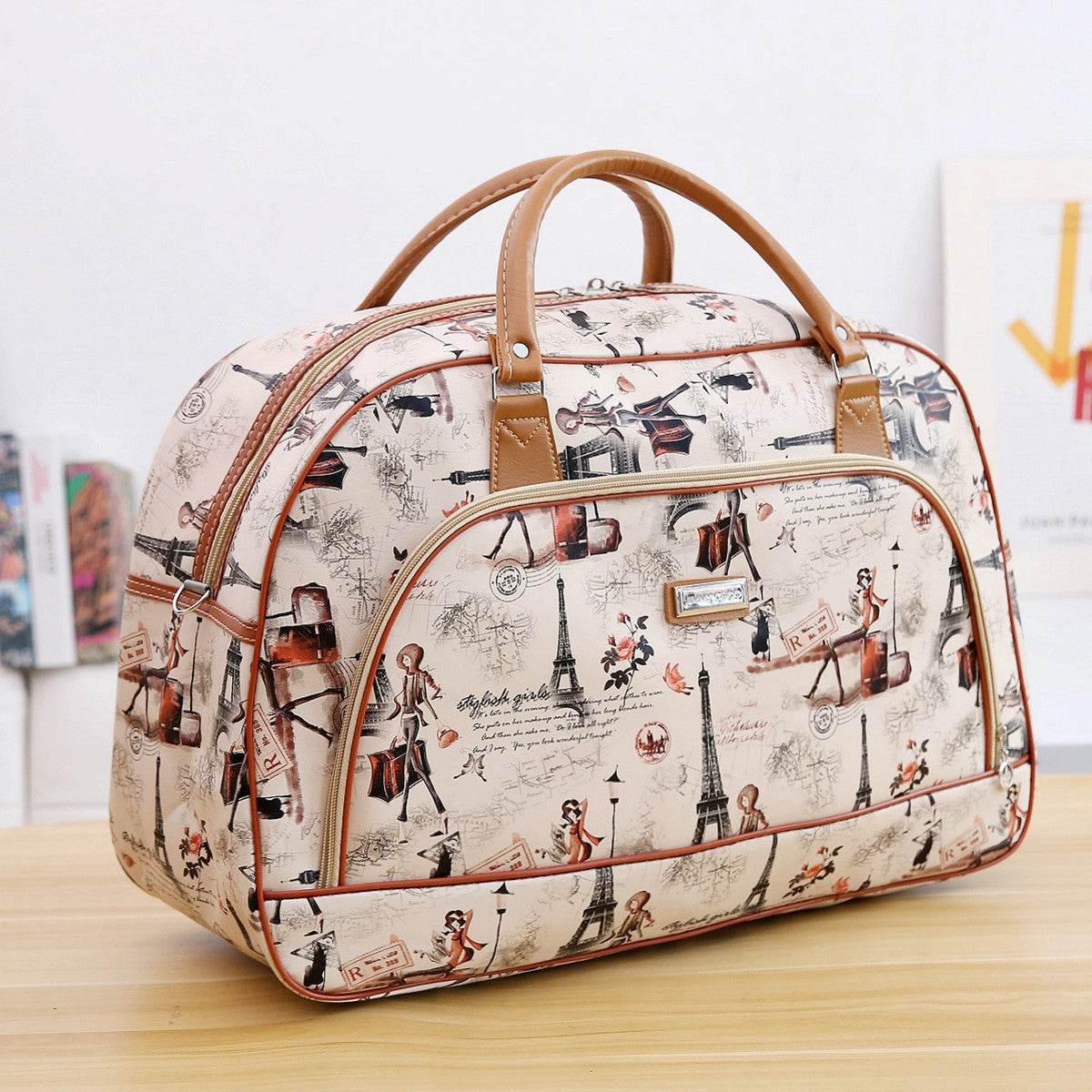 Hand travel bag duffel bag PU gift bag - Mubimart