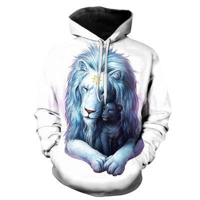 Wolf Printed Hoodies Men 3D Sweatshirt - Mubimart