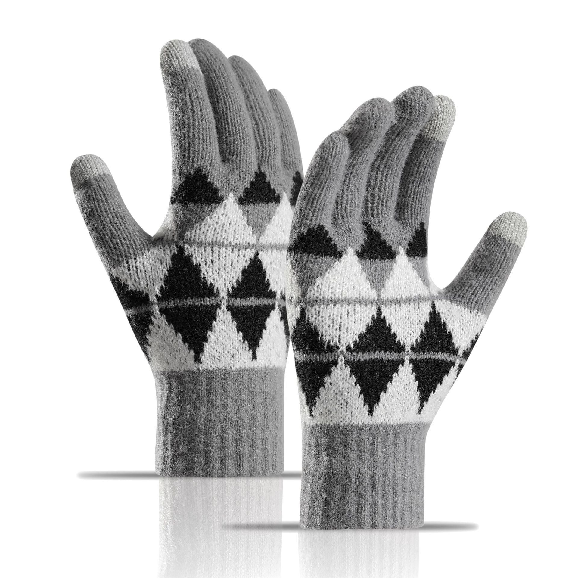 Neue Strickhandschuhe für Männer und Frauen im Herbst und Winter