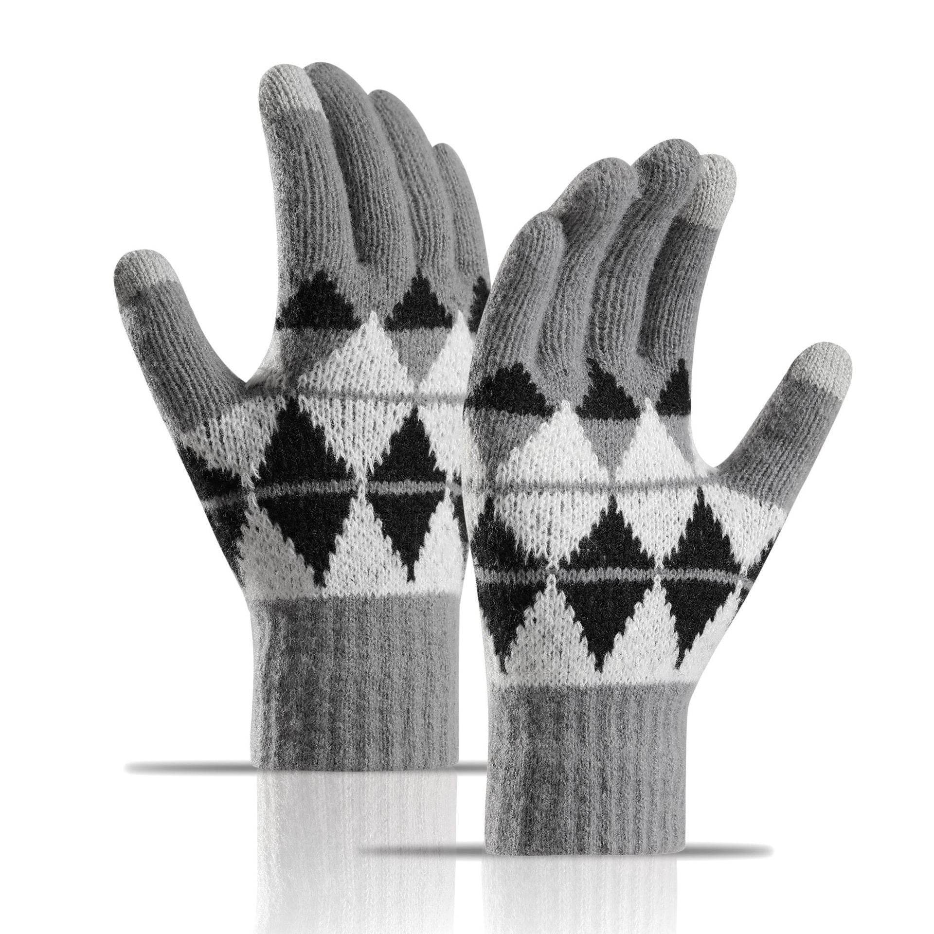 New Knitted Gloves For Men And Women In Autumn And Winter - Mubimart
