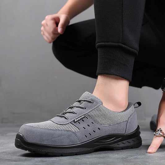 Non-steel Toe Anti-stab Anti-static Safety Shoes - Mubimart