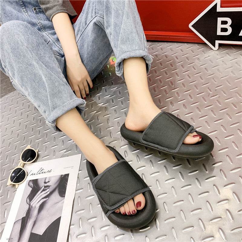 Men and women slippers beach shoes - Mubimart