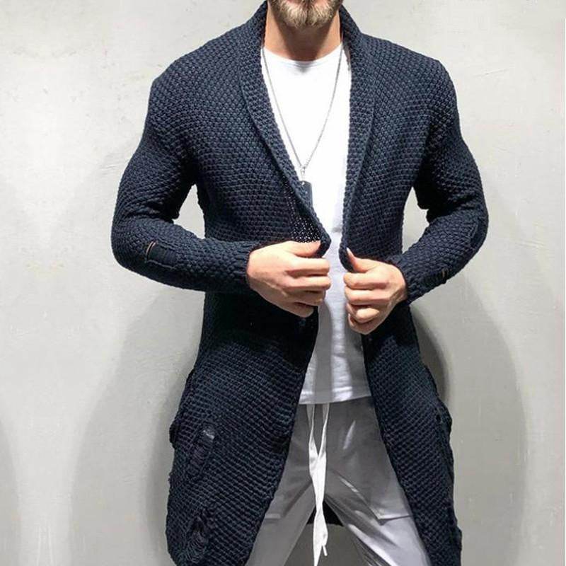 Men's knitted cardigan - Mubimart