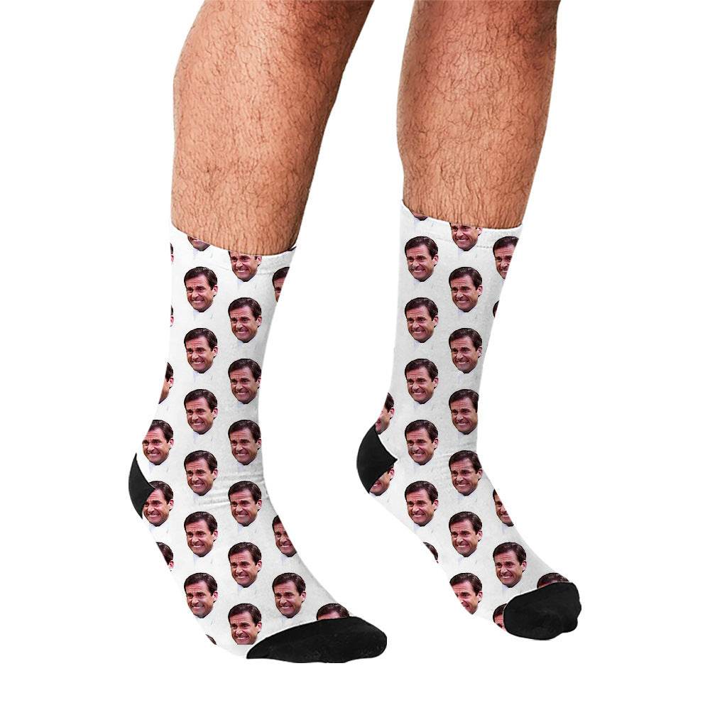 Men's Cartoon Unique Europe And America Cross Border Athletic Socks Digital Printing Lovers' Socks - Mubimart