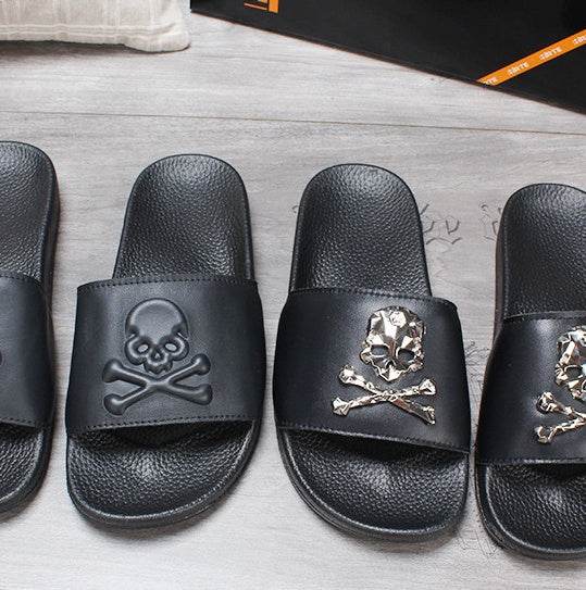 Leather slipper - Mubimart