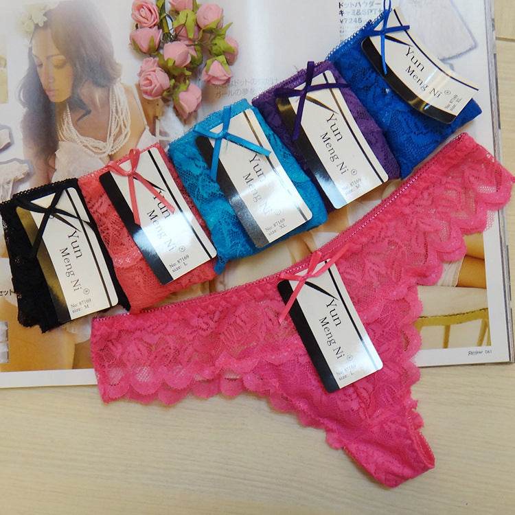 Sexy Lace Ladies Thong - Mubimart
