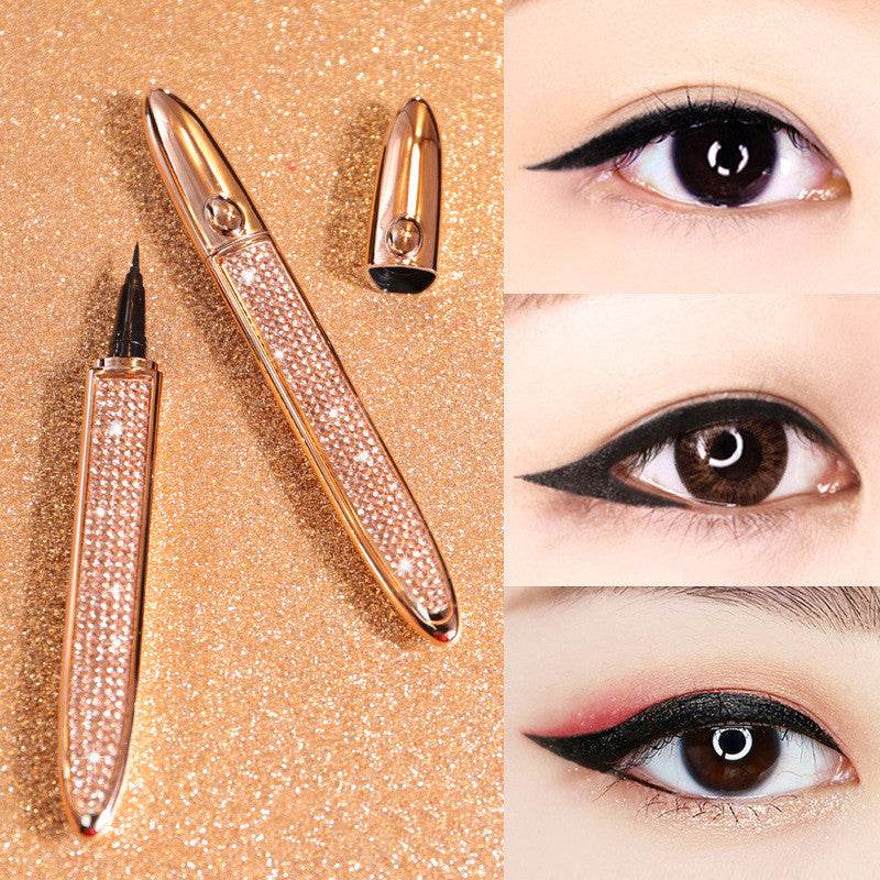 Magic Lashes Self-adhesive Liquid Eyeliner Pen Glue-free Magnetic-free Makeup Eyelashes Tools Waterproof Eye Liner Pencil - Mubimart