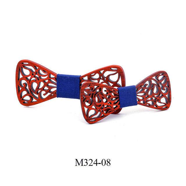 Wooden bow tie - Mubimart