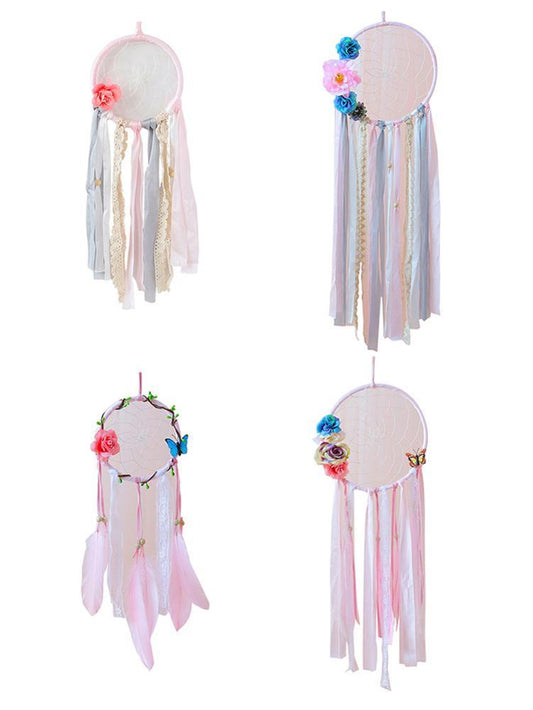 Decorative feather dream catcher pendant