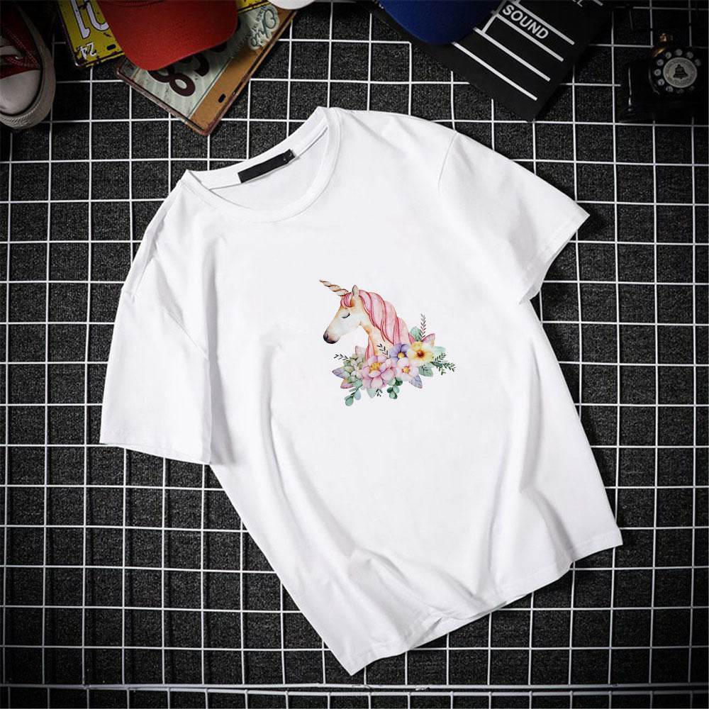 Women's loose summer plus size t-shirt - Mubimart
