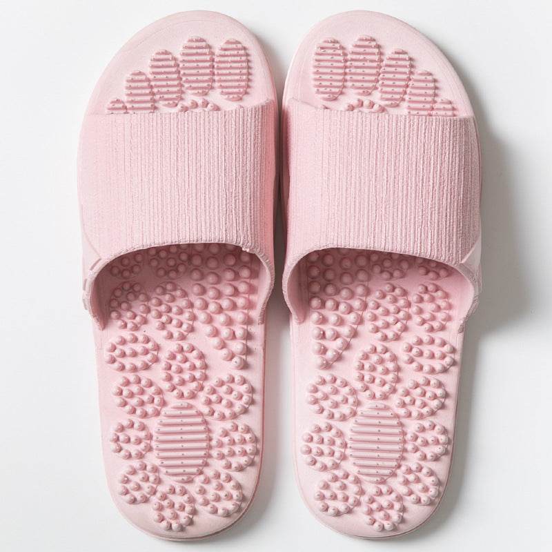 Reflexology Foot Massage Slippers Bath Slippers Tension Relief Acupuncture Feet Massager Household Slipper Foot Health Care - Mubimart