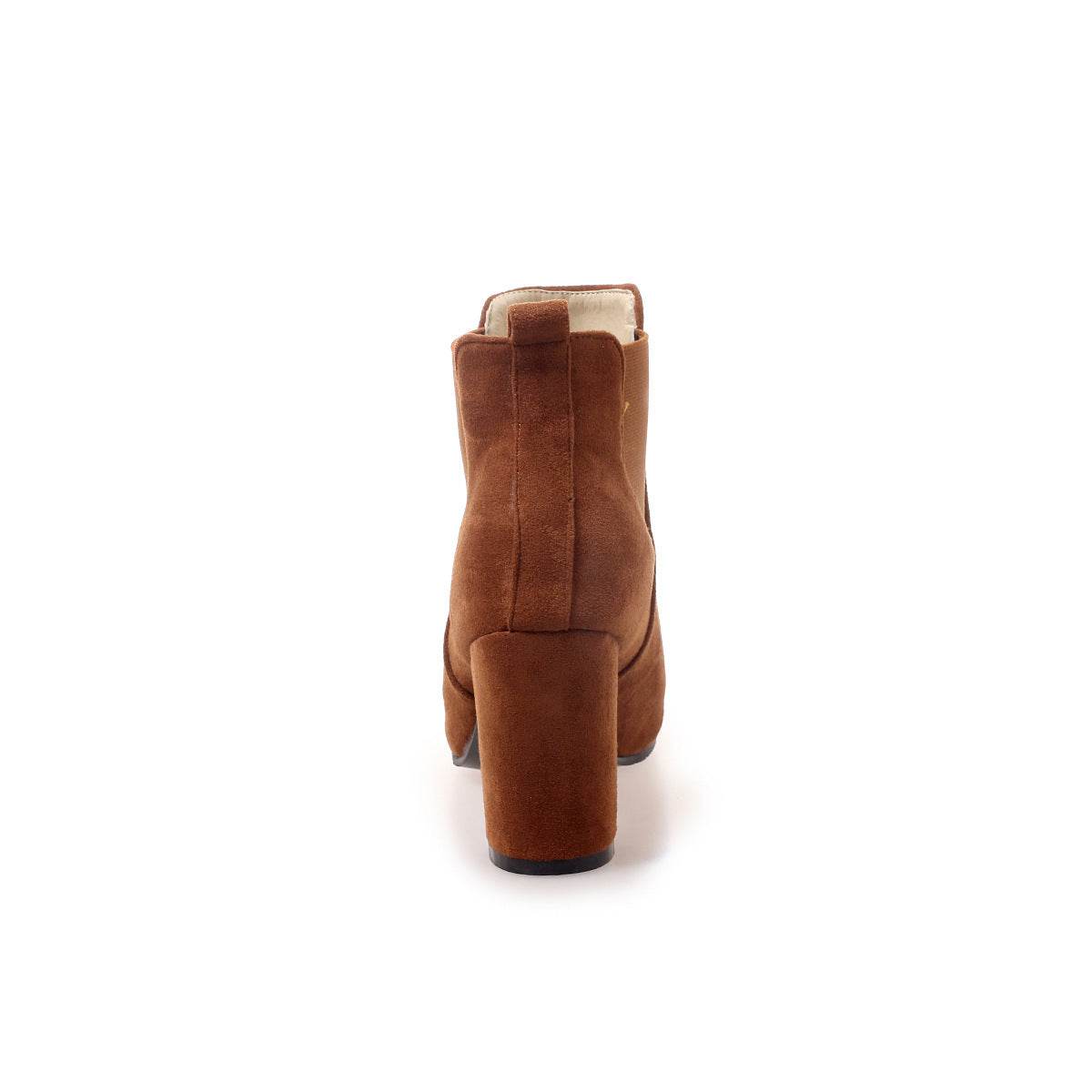 Frosted pointed booties - Mubimart