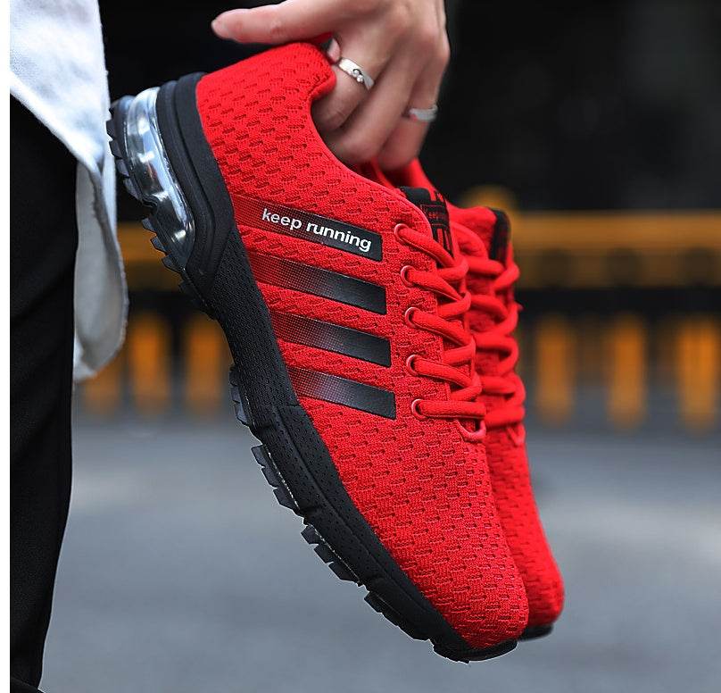 Best selling couple sports shoes breathable mesh outdoor men and women running shoes sports shoes fitness jogging shoes men - Mubimart