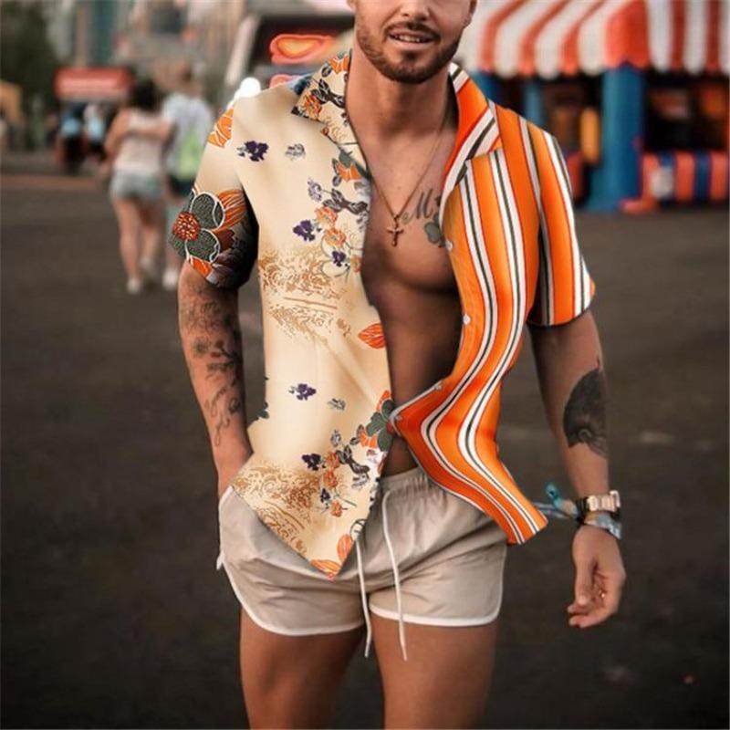 Fashion shirt shirt jacket male - Mubimart