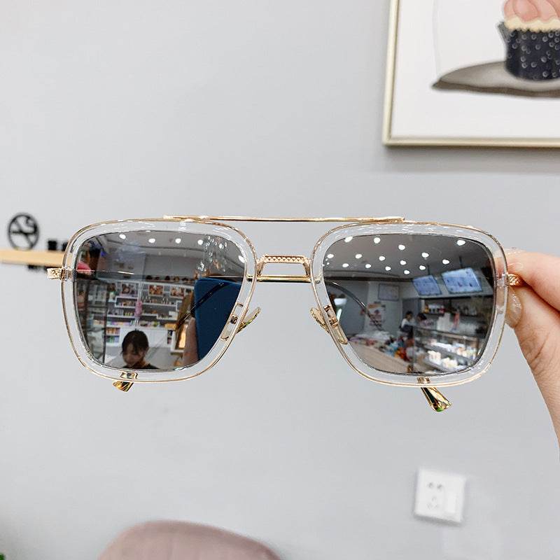Sunglasses retro men and women shade sunglasses - Mubimart