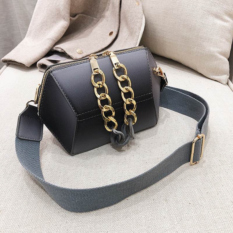 Wide shoulder girly One Shoulder Satchel - Mubimart