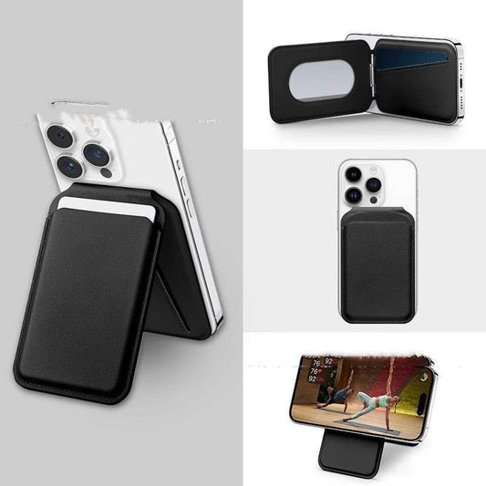 Magnetic Bracket Card Holder Back Sticker Card Holder - Mubimart