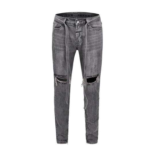 Ribbon jeans - Mubimart