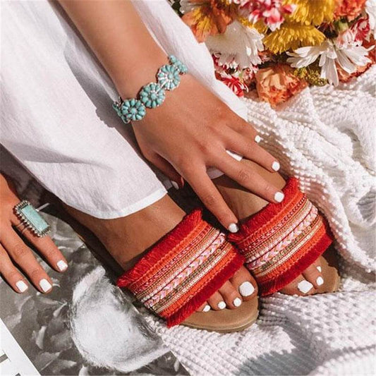 Women's flat sandals - Mubimart