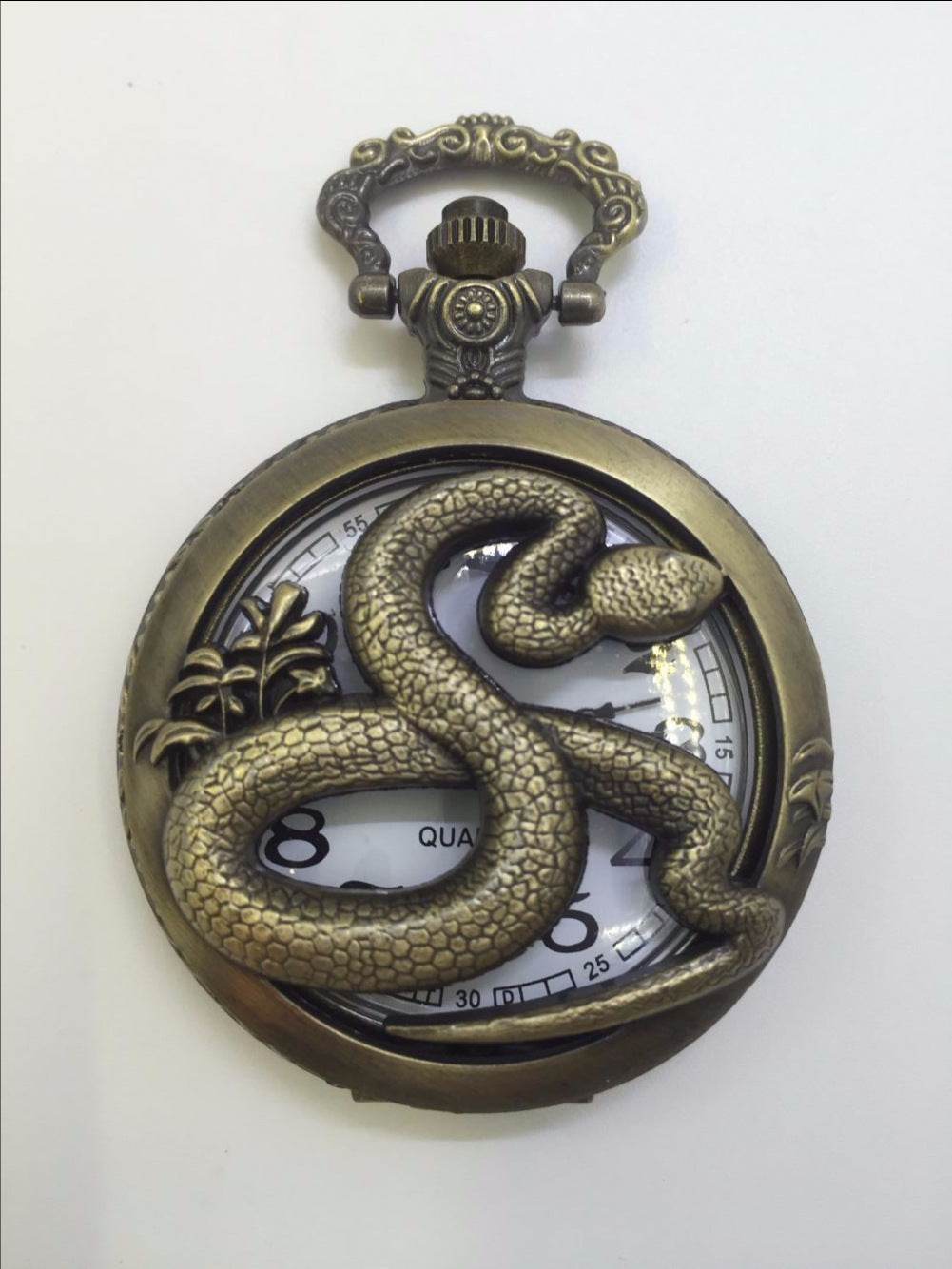Retro Antique Chinese Pendant Necklace Mens Round Bronze - Mubimart