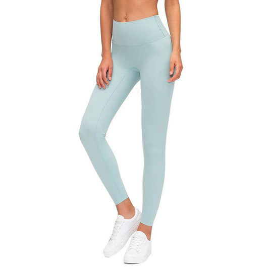 High waist and hip lifting stretch fitness Capris - Mubimart