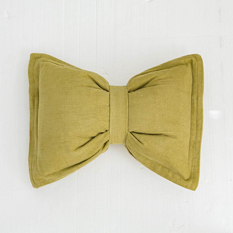 Creative Bowknot Cotton Lumbar Pillow - Mubimart