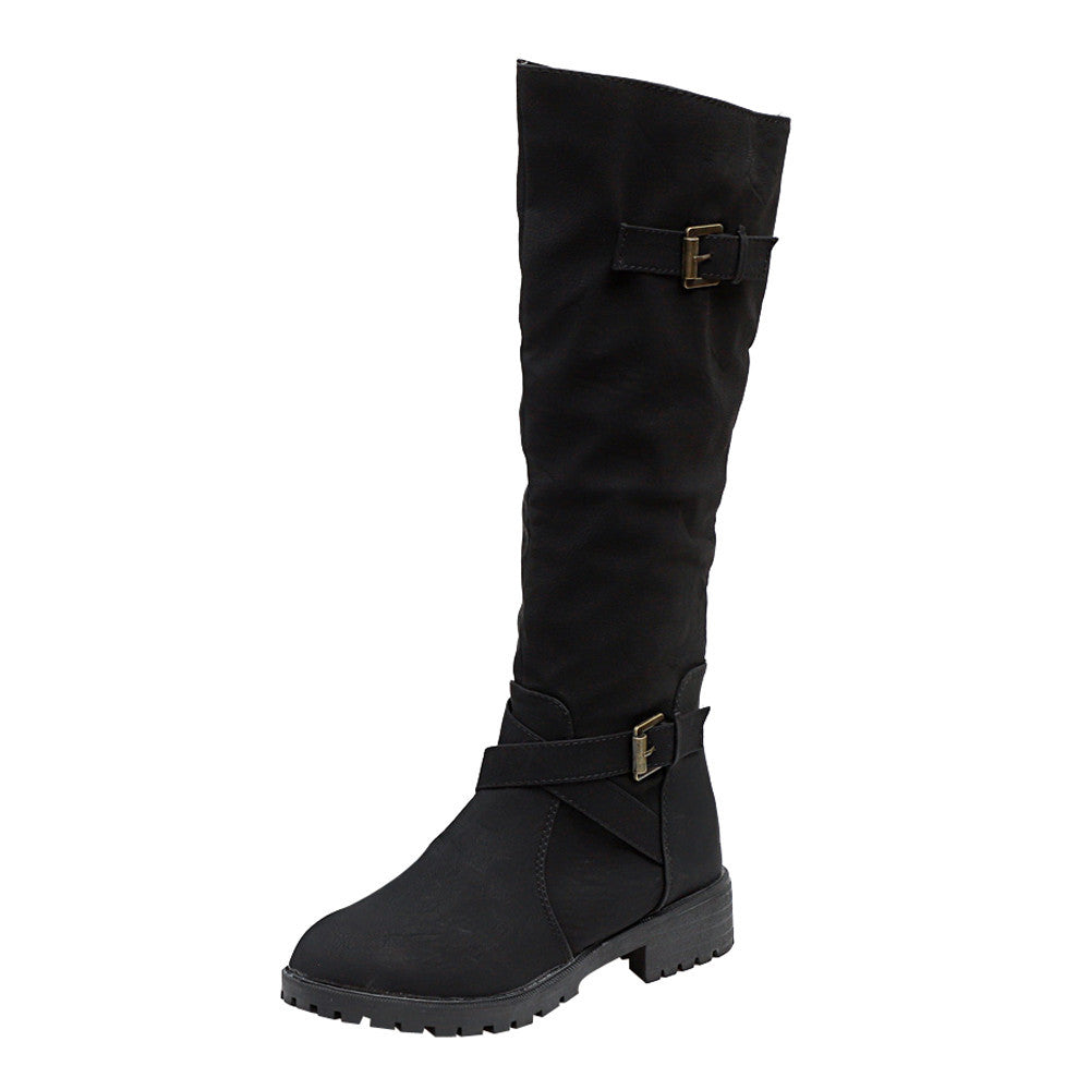 Large size women's boots over the knee boots