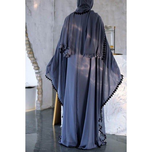 Loose Lace Up Long Sleeved Cardigan Robe For Women - Mubimart