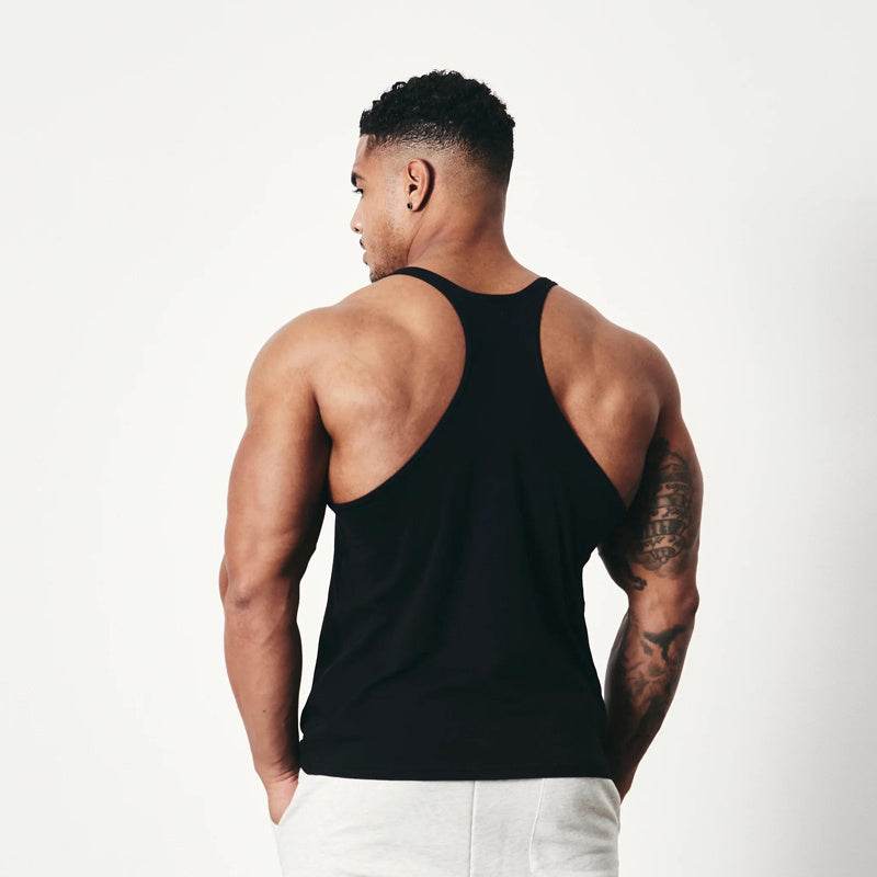 Men's Fashion Casual Fitness Undershirt Top - Mubimart
