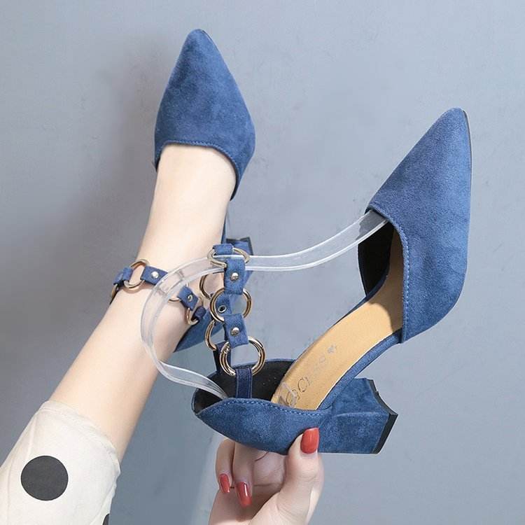 Pointed stiletto high heels - Mubimart