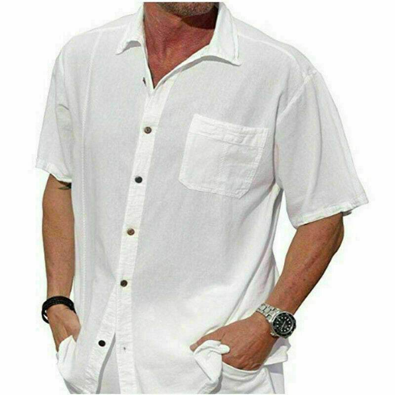 Men's linen shirt - Mubimart