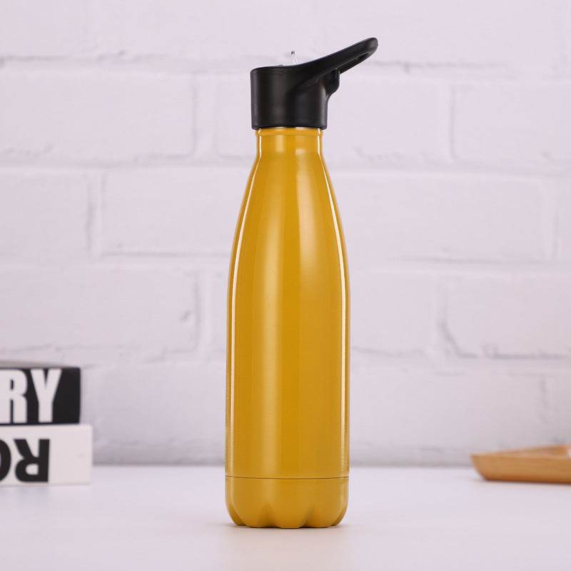 Stainless steel outdoor sports bottle - Mubimart