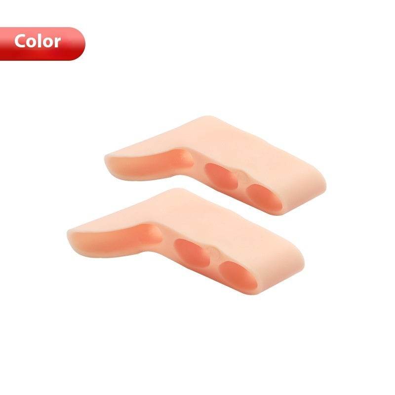 Three-hole Small Toe Silicone Hallux Valgus Toe Separator Overlapping Toe - Mubimart