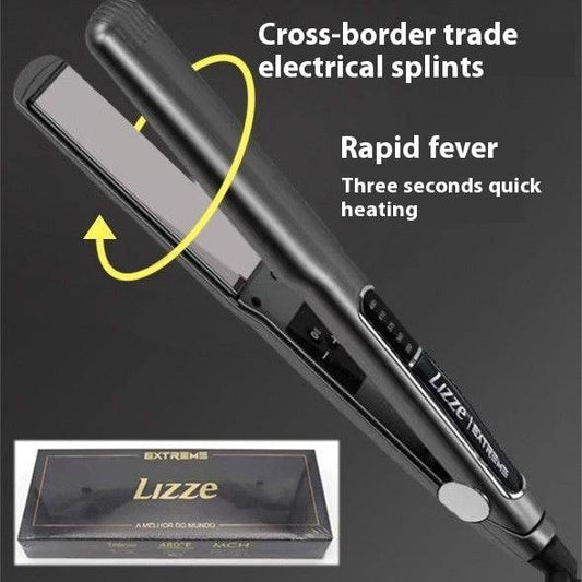Hair Salon Professional Hair Straightener Electric Hair Straightener Fluffy Hair Curler - Mubimart