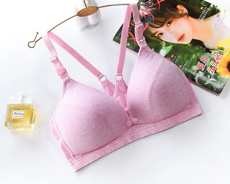 Wirefree Breastfeeding Maternity Bra - Mubimart