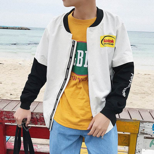 Oversized Bomber Jacket Harajuku Style - Unisex - Mubimart